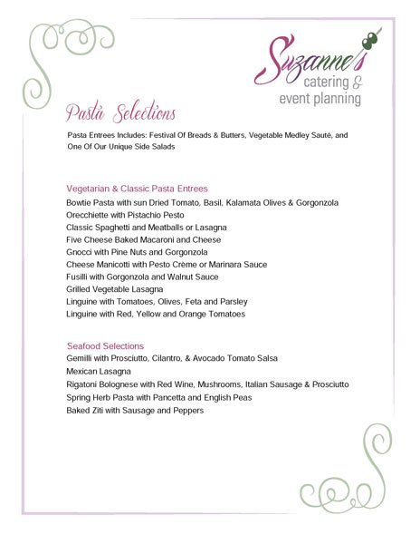 Suzannes-Catering-Pasta-Menu-Page-1