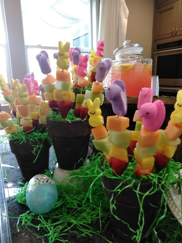 Easter Fruit Peep Kabobs! - Catering & Event Planning